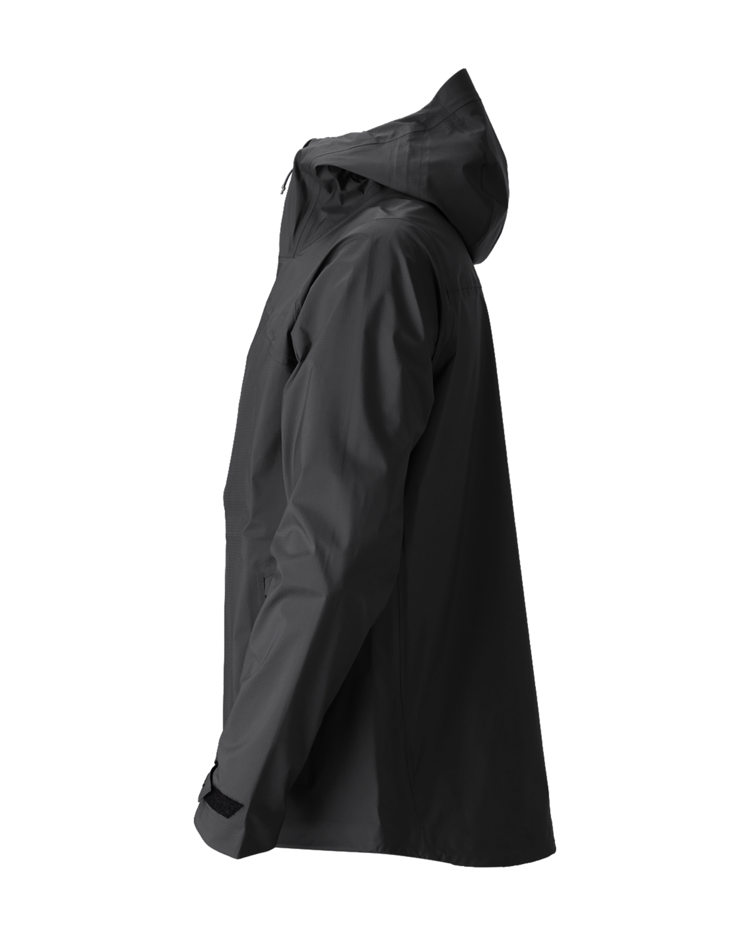 The Sespe River Rain Jacket - Men's in Black Oyster, side view