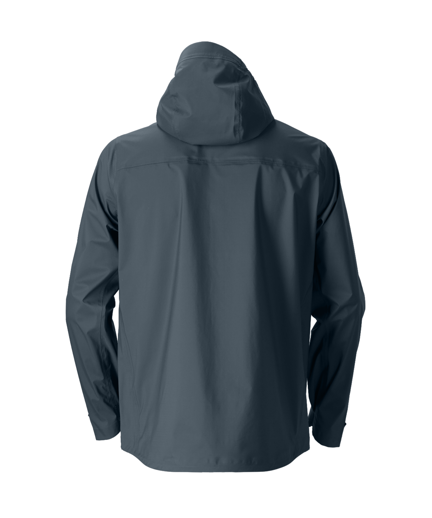 The Sespe River Rain Jacket - Men's in Dark Slate, back view