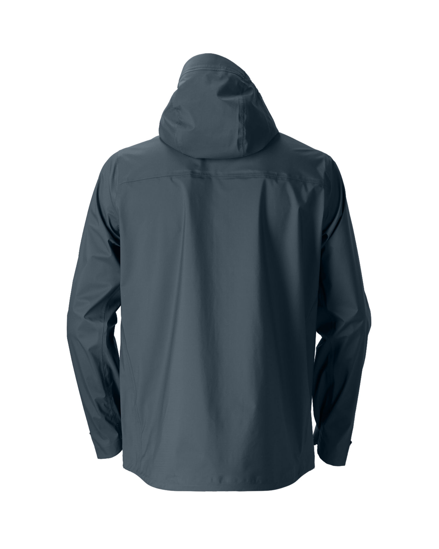 The Sespe River Rain Jacket - Men's in Dark Slate, back view