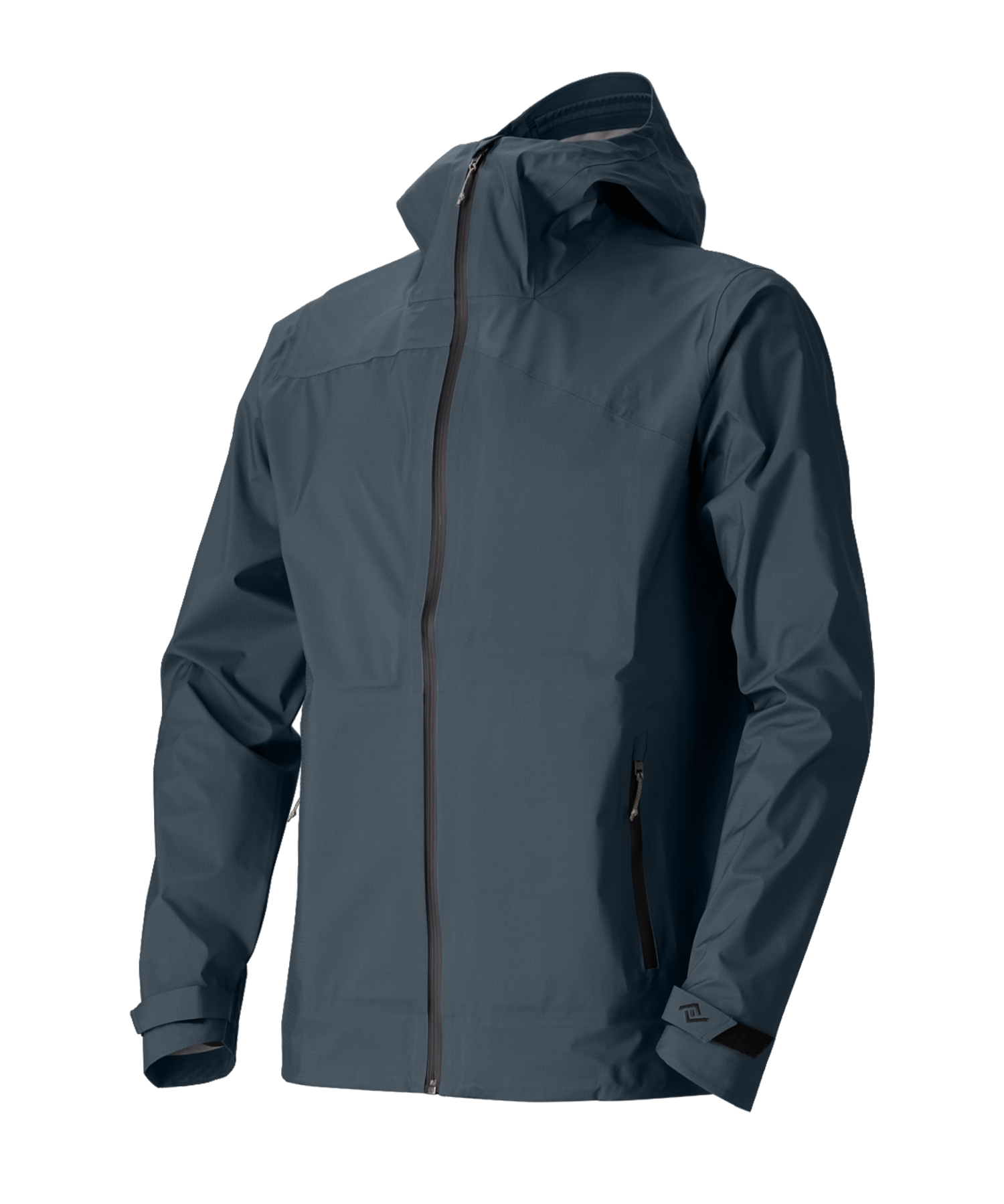 The Sespe River Rain Jacket - Men's in Dark Slate, front view