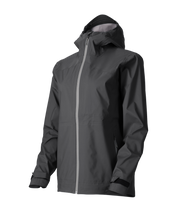The Sespe River Rain Jacket - Women's in Black Oyster, front view