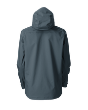 The Sespe River Rain Jacket - Women's in Stormy Weather, back view