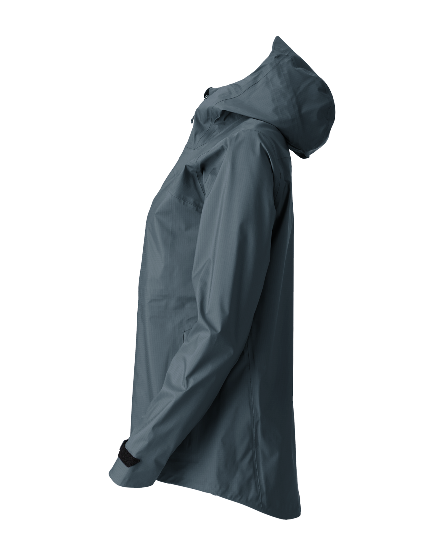 The Sespe River Rain Jacket - Women's in Stormy Weather, side view