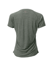 The Cozy Del Merino T-Shirt - Women's in Agave, flat lay front