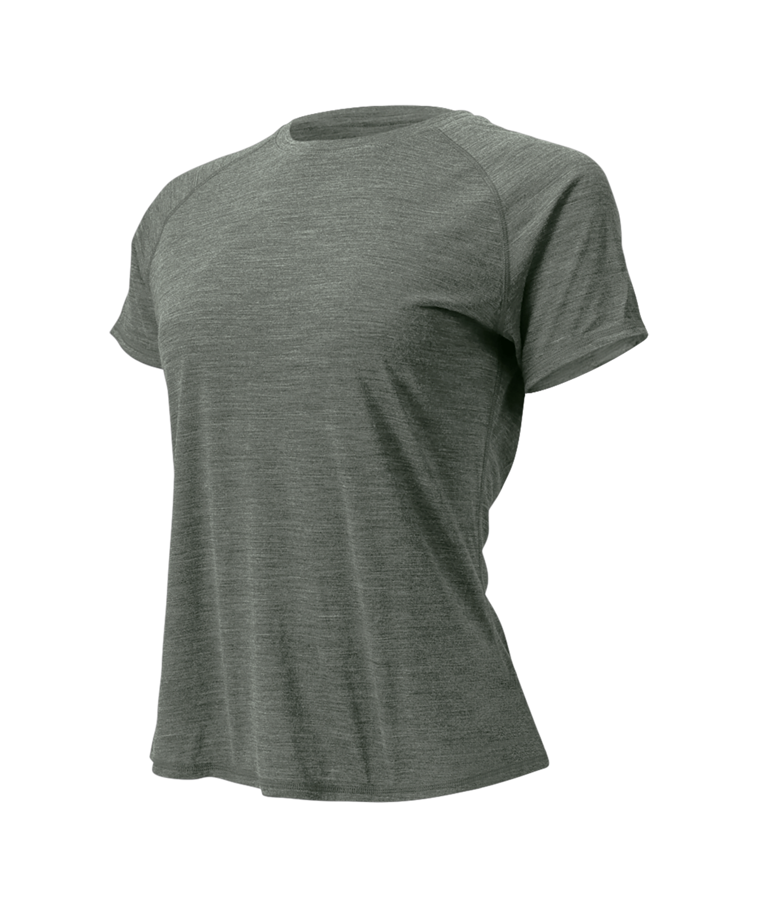The Cozy Del Merino T-Shirt - Women's in Agave, front view