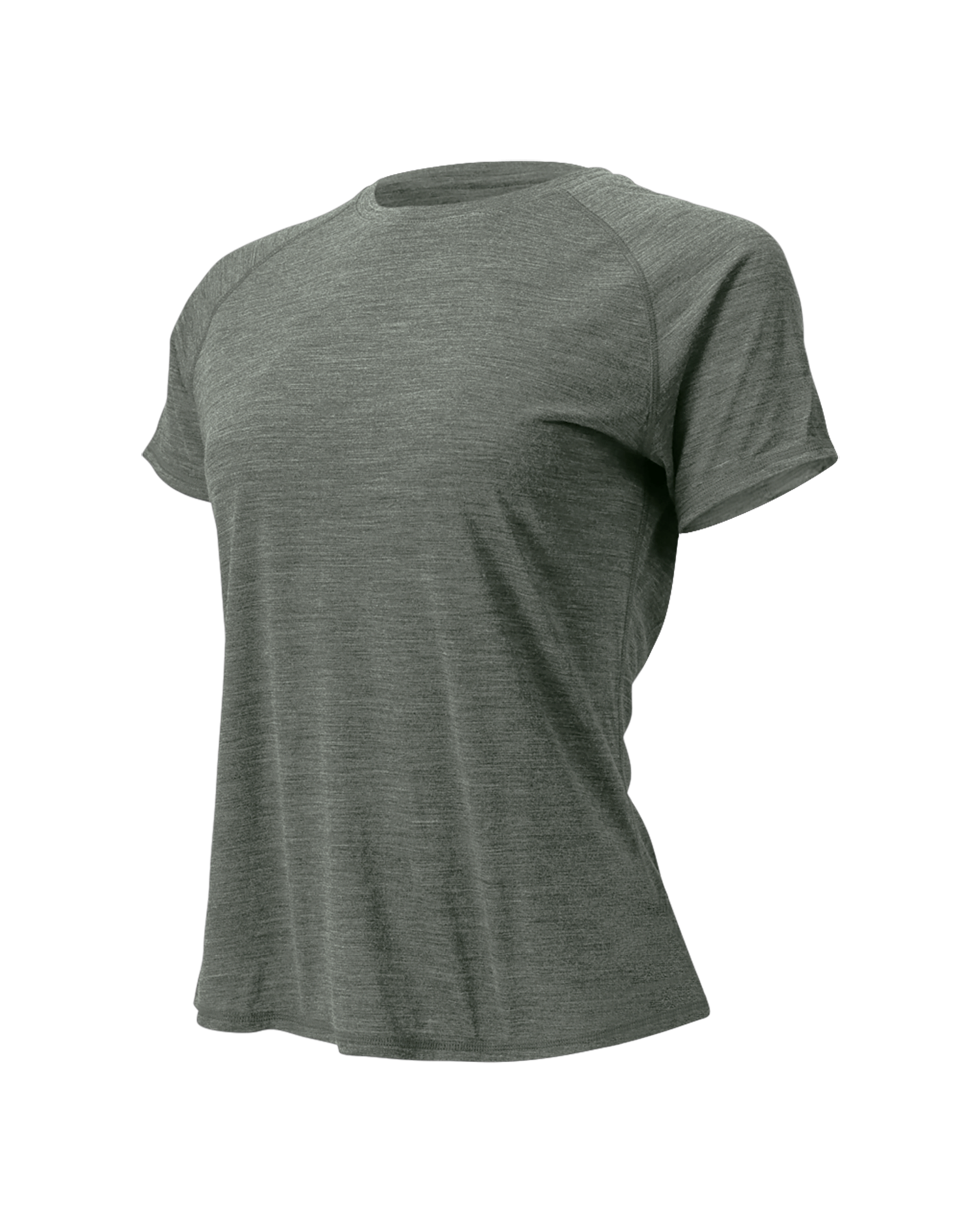The Cozy Del Merino T-Shirt - Women's in Agave, front view