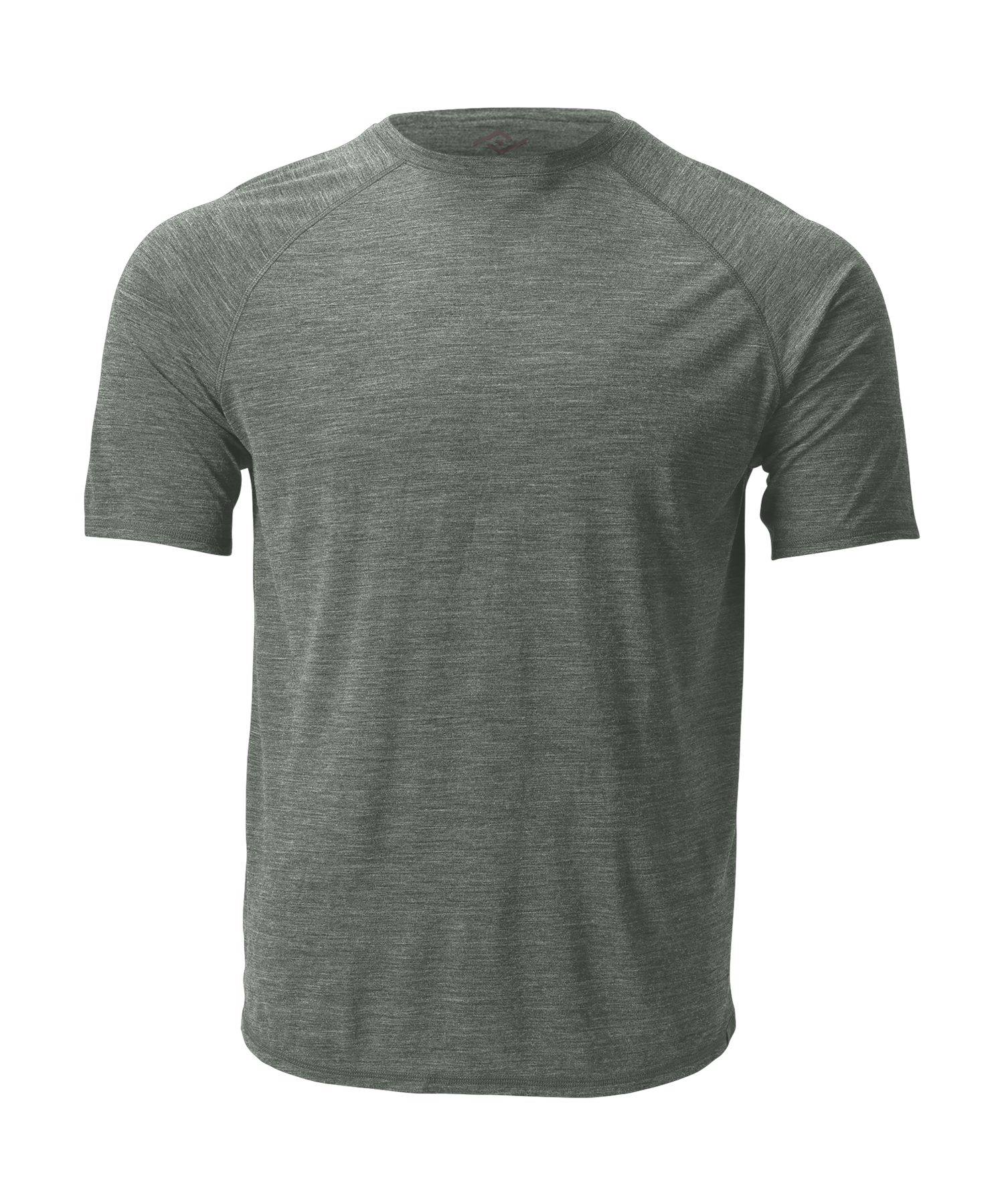 The Cozy Del Merino T-Shirt - Men's in Agave, flat lay front