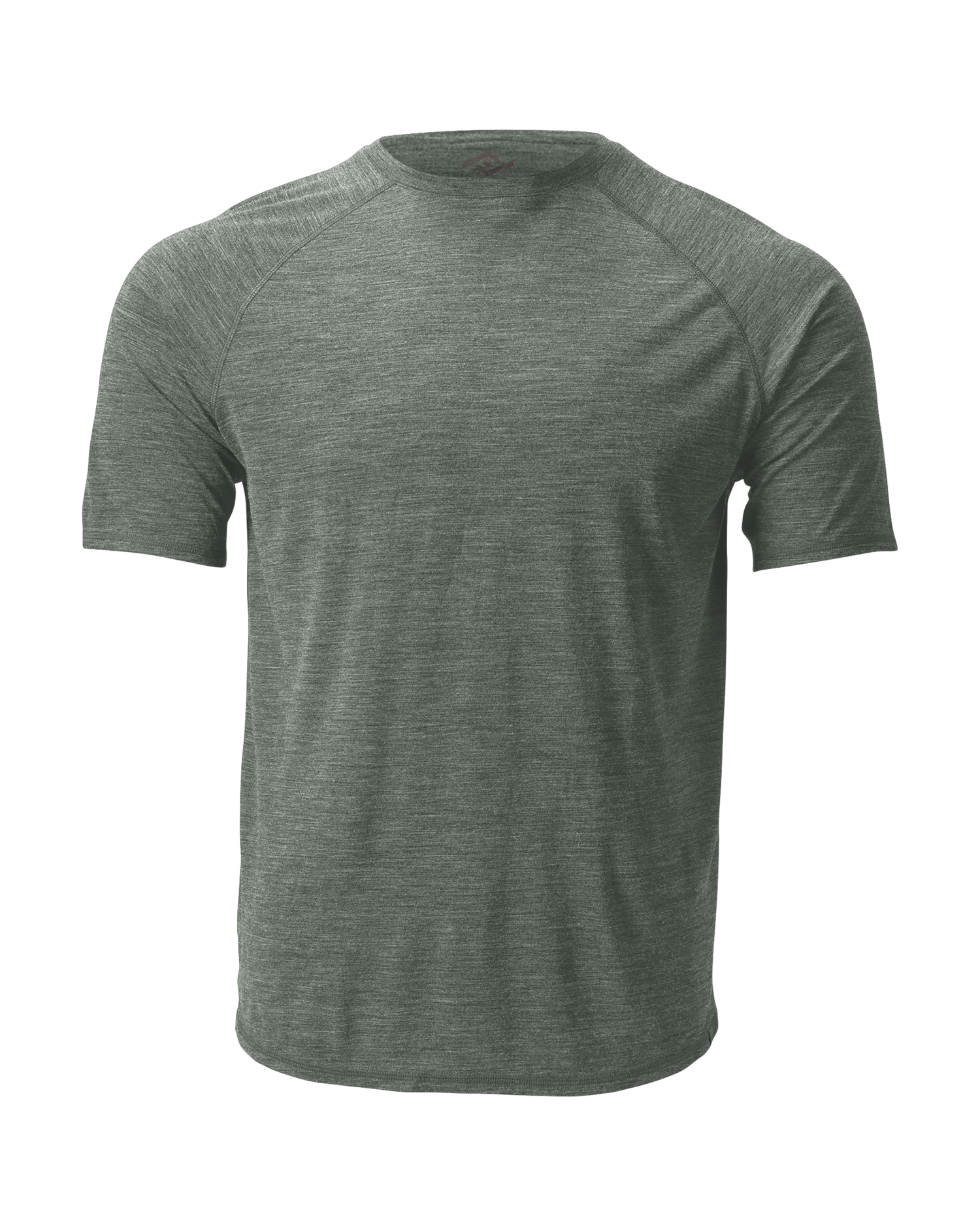 The Cozy Del Merino T-Shirt - Men's in Agave, flat lay front