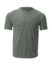 The Cozy Del Merino T-Shirt - Men's in Agave, flat lay front
