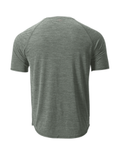 The Cozy Del Merino T-Shirt - Men's in Agave, back view