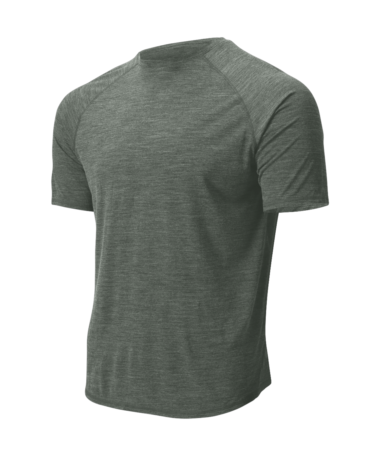 The Cozy Del Merino T-Shirt - Men's in Agave, front view