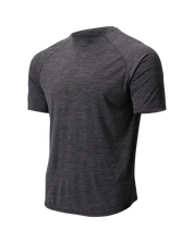 The Cozy Del Merino T-Shirt - Men's in Black Oyster, front view