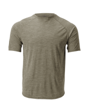The Cozy Del Merino T-Shirt - Men's in Overland Trek, flat lay front