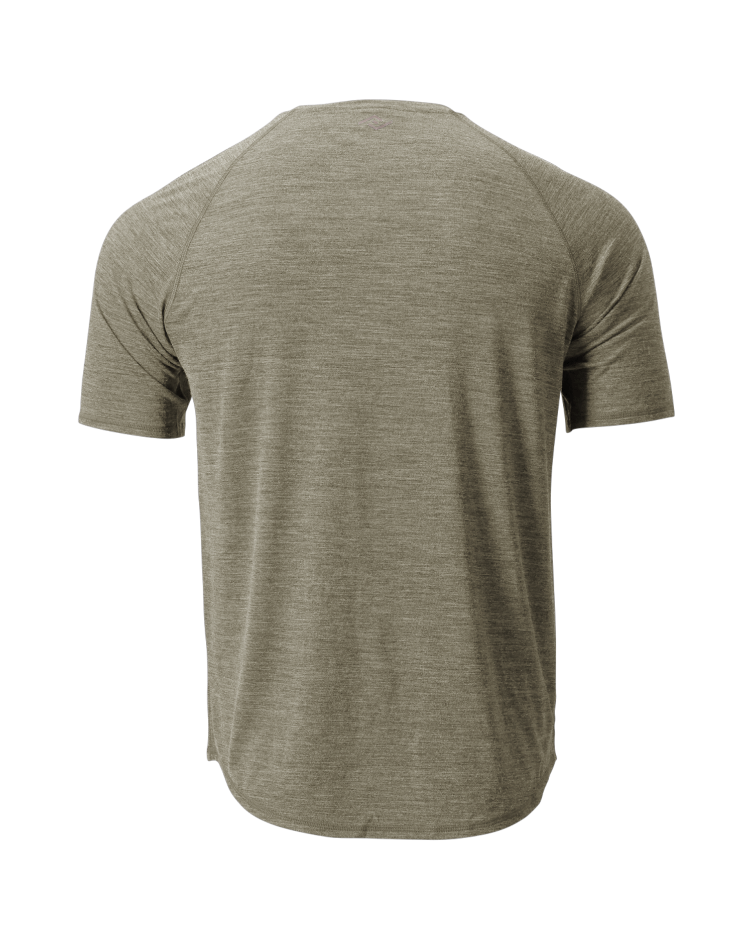 The Cozy Del Merino T-Shirt - Men's in Overland Trek, back view