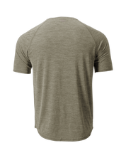 The Cozy Del Merino T-Shirt - Men's in Overland Trek, back view