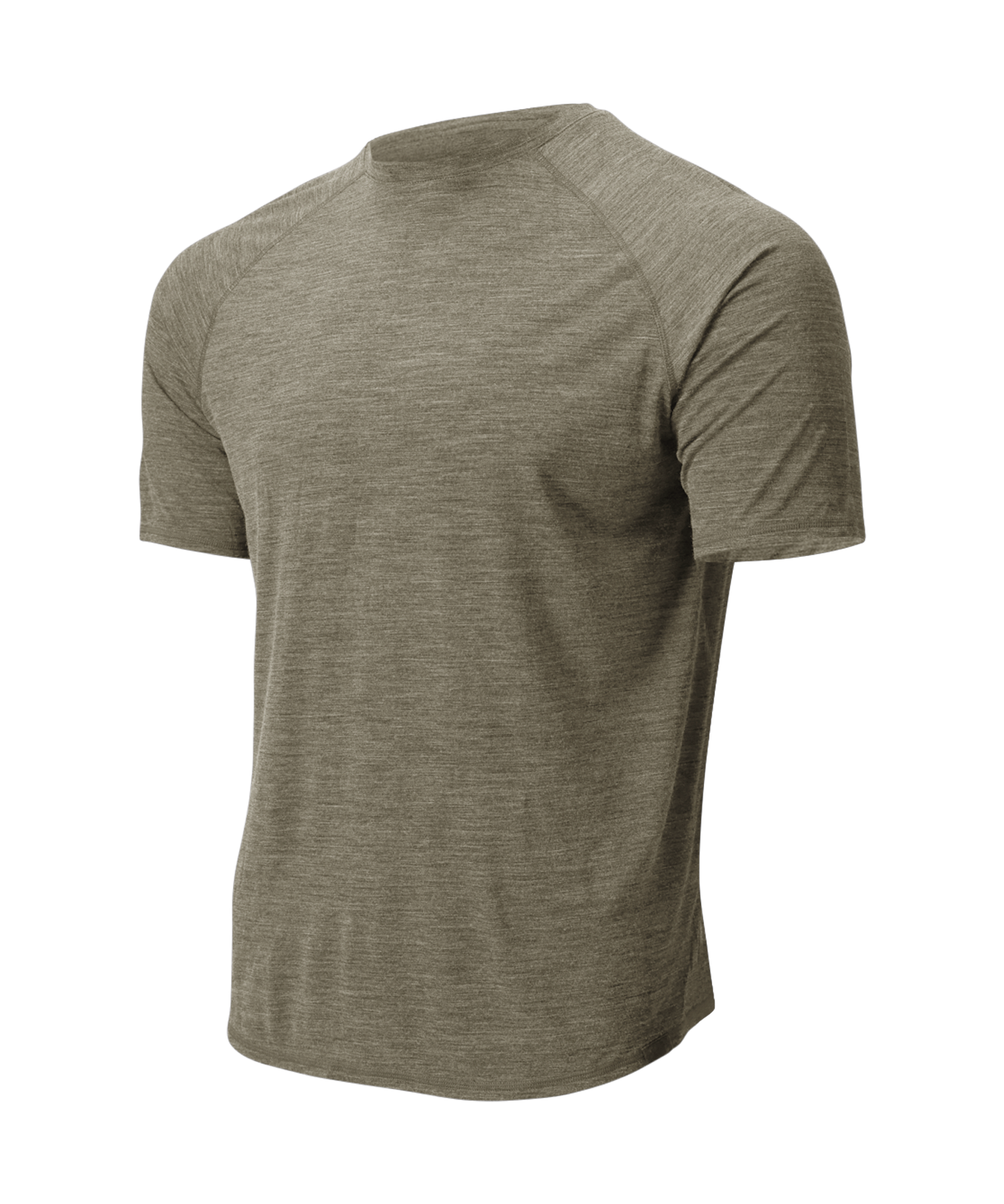 The Cozy Del Merino T-Shirt - Men's in Overland Trek, front view