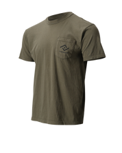 The ForgeLine Pocket Tee in Sage, front view