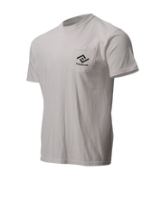 The ForgeLine Pocket Tee in White, front view